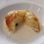 La Prima Pagina - グリーンピース入りチーズとトリュフが香るオムレツ♪