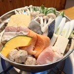 相撲茶屋 ちゃんこ亭 - ちゃんこ鍋 みそ味