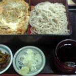 大むら - 開化丼もり蕎麦セット ７００円(税込)