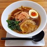 海老寿 DELUX - 海老醤油ラーメン　1100円