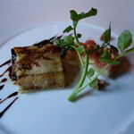 THE SODOH HIGASHIYAMA KYOTO - 鹿児島県産ウナギのブラーチェとフォアグラのソテー　SABAソース