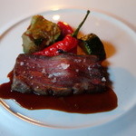 THE SODOH HIGASHIYAMA KYOTO - 京都牛サーロインの低温ロースト　夏野菜とフォンドボーのソース