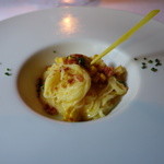 THE SODOH HIGASHIYAMA KYOTO - 味来コーンとパンチェッタのカッペリーニ　コーンスプラウト添え