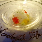 THE SODOH HIGASHIYAMA KYOTO - サマーフルーツのマリネ　シャンパンとミントのグラニテ