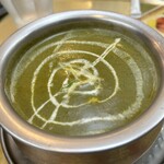 ムガルパレス - ほうれん草のマトンカレー