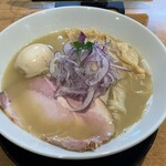 麺や厨 - 味玉うっ鶏そば(大盛り)