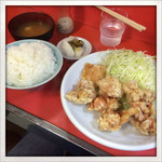 三友軒 - 鶏からあげ定食730円
      2014.8