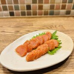 小料理とおばんざい 花かりん - 糸島の辛子明太子の燻製