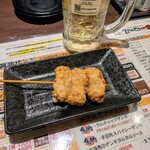 ZANGI一番 - 豚肉チーズ串ザンギ 390円
