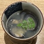 日本橋 蕎ノ字 - 蜆と清助どんこのお吸い物