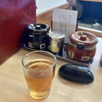 新興軒 - 卓上ソース！甘 (^-^)vと辛 (-_-;)