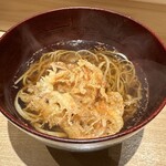 日本橋 蕎ノ字 - 桜えびかき揚げ