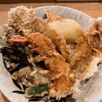 天丼ふじ - 特製天丼さんでーす。⑤