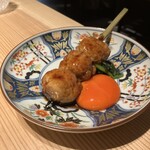 炭火串焼 鶏魚 - 