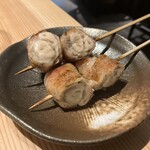 炭火串焼 鶏魚 - 