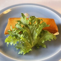 創作中華 一之船入 - 海老と新生姜、炒り卵の春巻