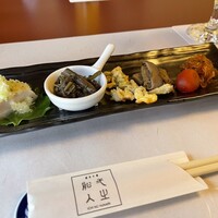 創作中華 一之船入 - 前菜４種の盛り合わせ