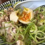 江ちゃんラーメン - 味玉パッカン…だー！