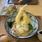 麦の杜 - 大海老ぶっかけうどん(¥1,700)