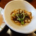 釜めし菜時記 さき亭 - もずくと長芋の酢の物