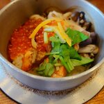 釜めし菜時記 さき亭 - 鮭いくら釜めし！