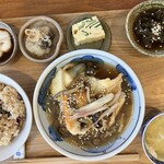梅田屋 - 平目と豆腐揚げ出し木のあん