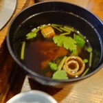 釜めし菜時記 さき亭 - お味噌汁アップ