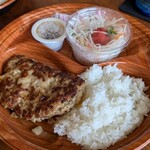 びっくりドンキー - 料理写真:ポテサラバーグディッシュシングル