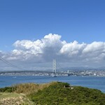 淡路島南パーキングエリア上り ショッピングコーナー - 展望台からの景観