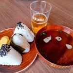 一鶴 - むすび(スープ付き)