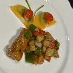 故宮 - 豚フィレ肉のソテー　黒酢ソース