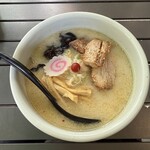 らーめん山頭火 原宿店 - 塩ラーメン大盛り