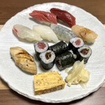 駒寿し - 寿しランチ 中