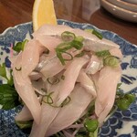なにわフレンチびぎん - すごいボリューム感の太刀魚カルパッチョ