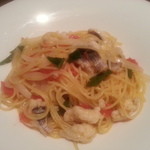 タイーム - ２０１４年８月　鱧とトマトのペペロンチーノ