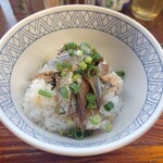 中華そば よしかわ - いわし丼✨