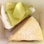 シュークレール - メロンショート＆チーズスフレ