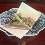 うかい鳥山 - 鮎と山菜天ぷら