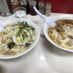 八龍 - 友人が頼んでいたタンメン