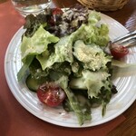 レストラン モンテーヌ - 自家栽培野菜使用のサラダ