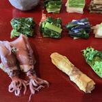 たでの葉 - 山菜の盛り合わせ