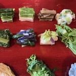 たでの葉 - 山菜の盛り合わせ