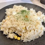 鎌倉クレープ petit ruban - 「ポークジンジャー（税込￥1,080）」セットのピラフ…