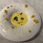 トラットリア マトゥーロ - とうもろこしの冷製ポタージュ