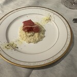 トラットリア マトゥーロ - 林檎とゴルゴンゾーラと生ハム　リゾット