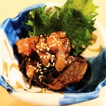 居酒屋 さか盛 - つきだし（ごまさば）