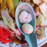 長崎チャンポン丸富 - 海老ちゃんウズラちゃん