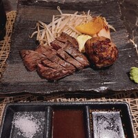鉄板焼き 太縁 - 