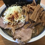 自家製中華そば としおか - 「鹽メンマチャーシュー」（1,800圓）
      「のり」（100圓）。