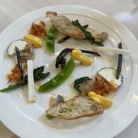 アルモニービアン - 春野菜 浅利 シェーブルチーズの味わい